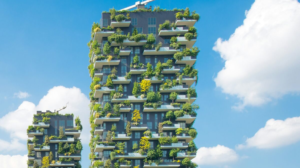 Construction Vertical gardens Milan